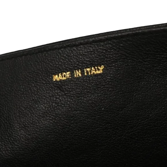 Chanel Black Lambskin Full Flap Shoulder Bag 116663 - Picture 9 of 10